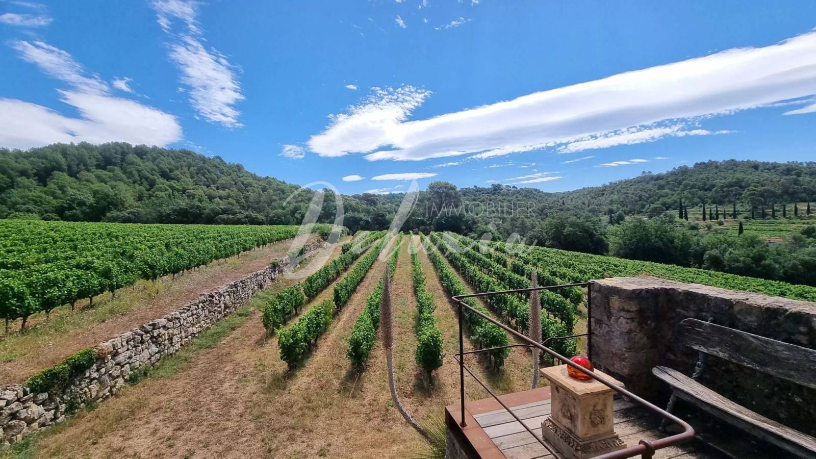 Domaine viticole avec vignes AOP situé à Lorgues.