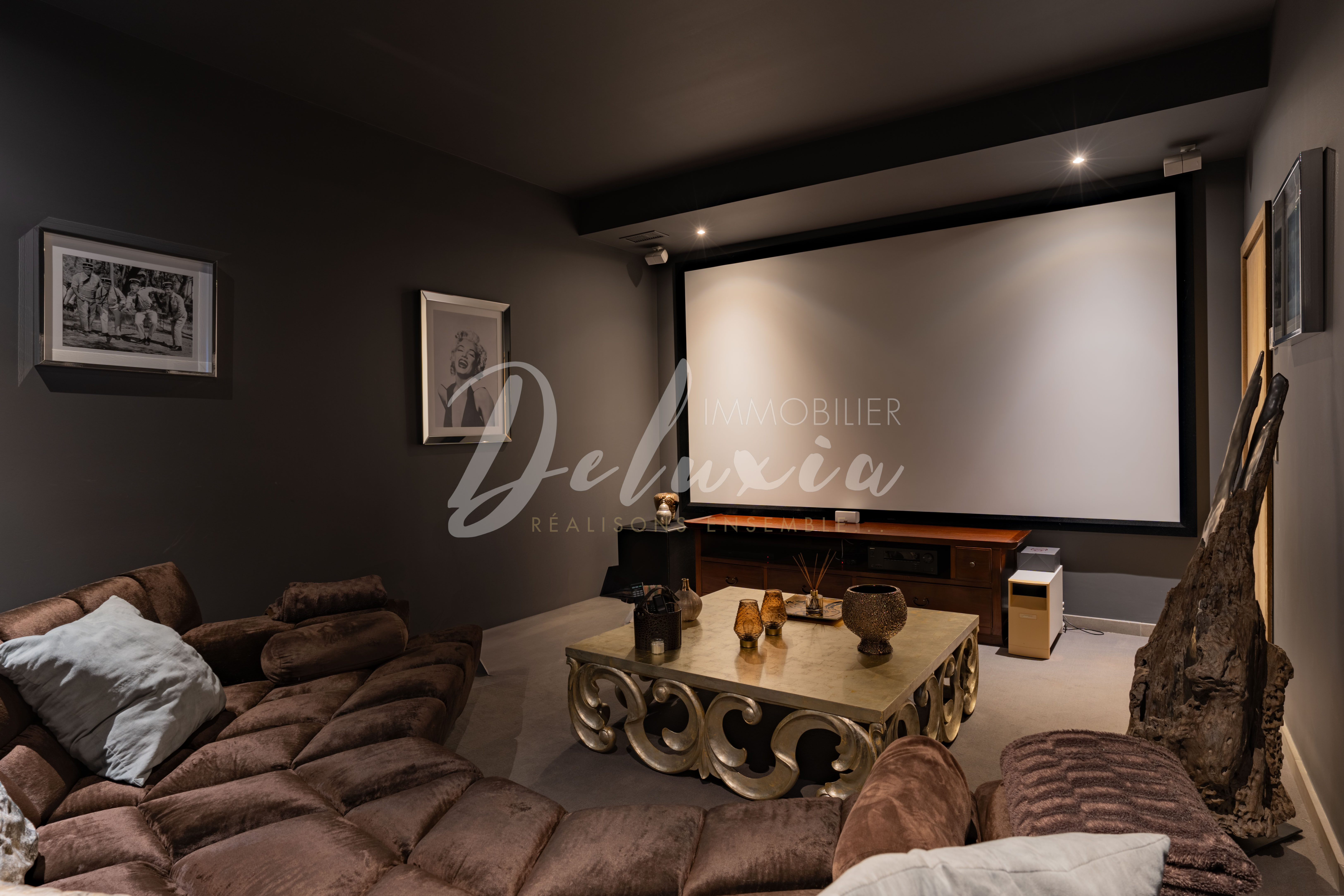 Achat villa avec salle de cinéma à Grimaud 