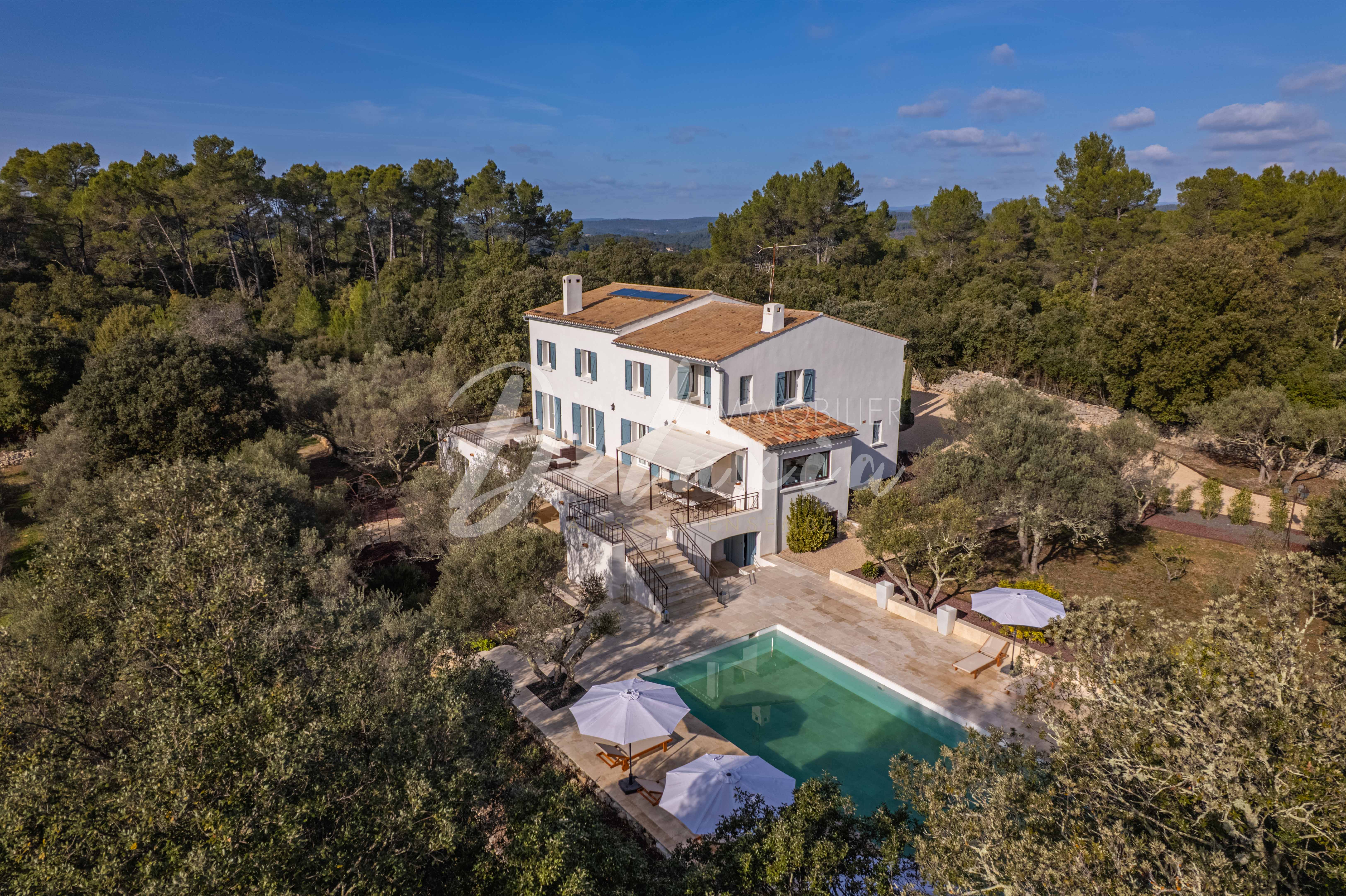 Acheter une villa avec des oliviers au Thoronet 