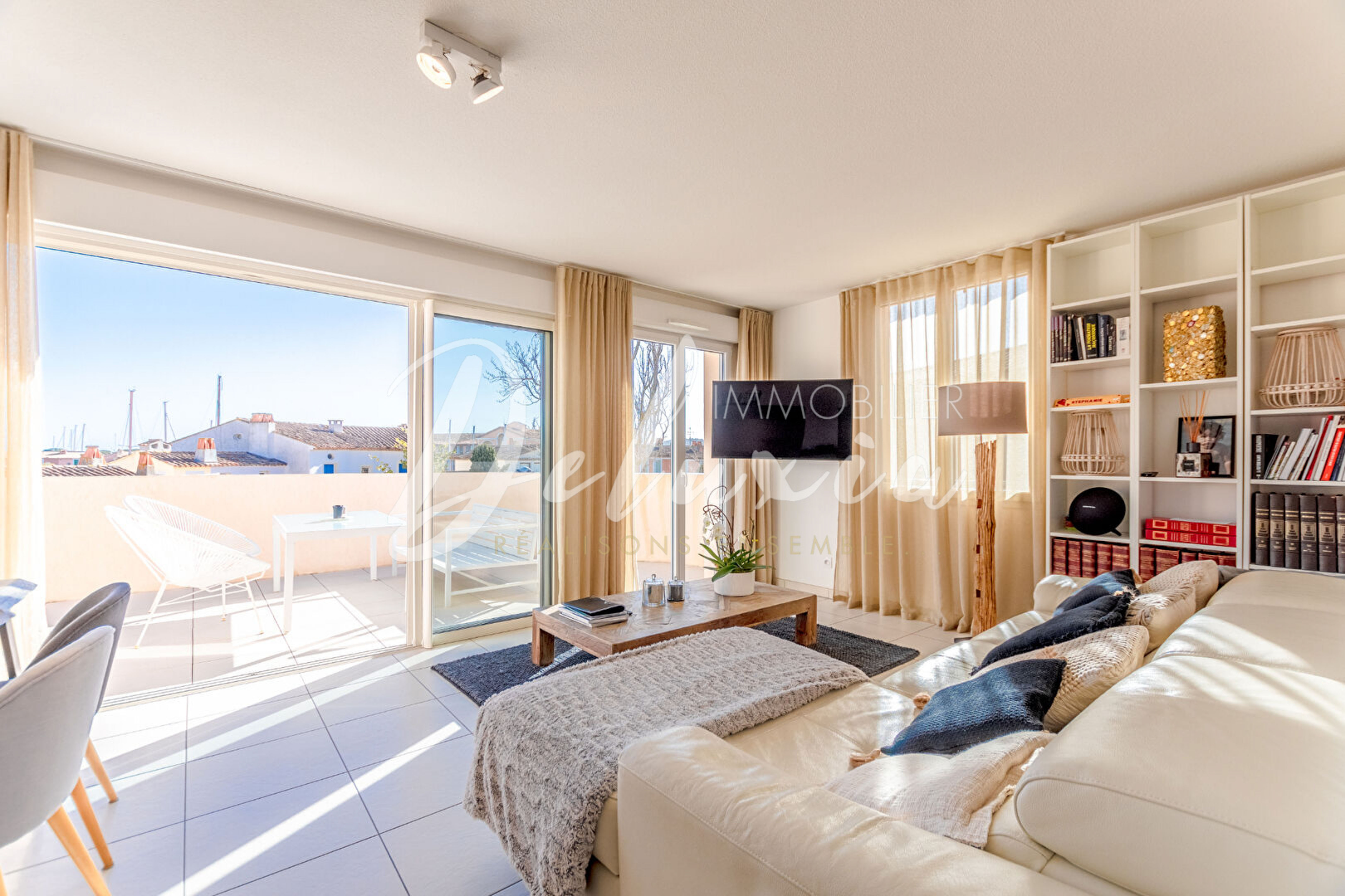 Appartement avec grand séjour à Port-Grimaud 