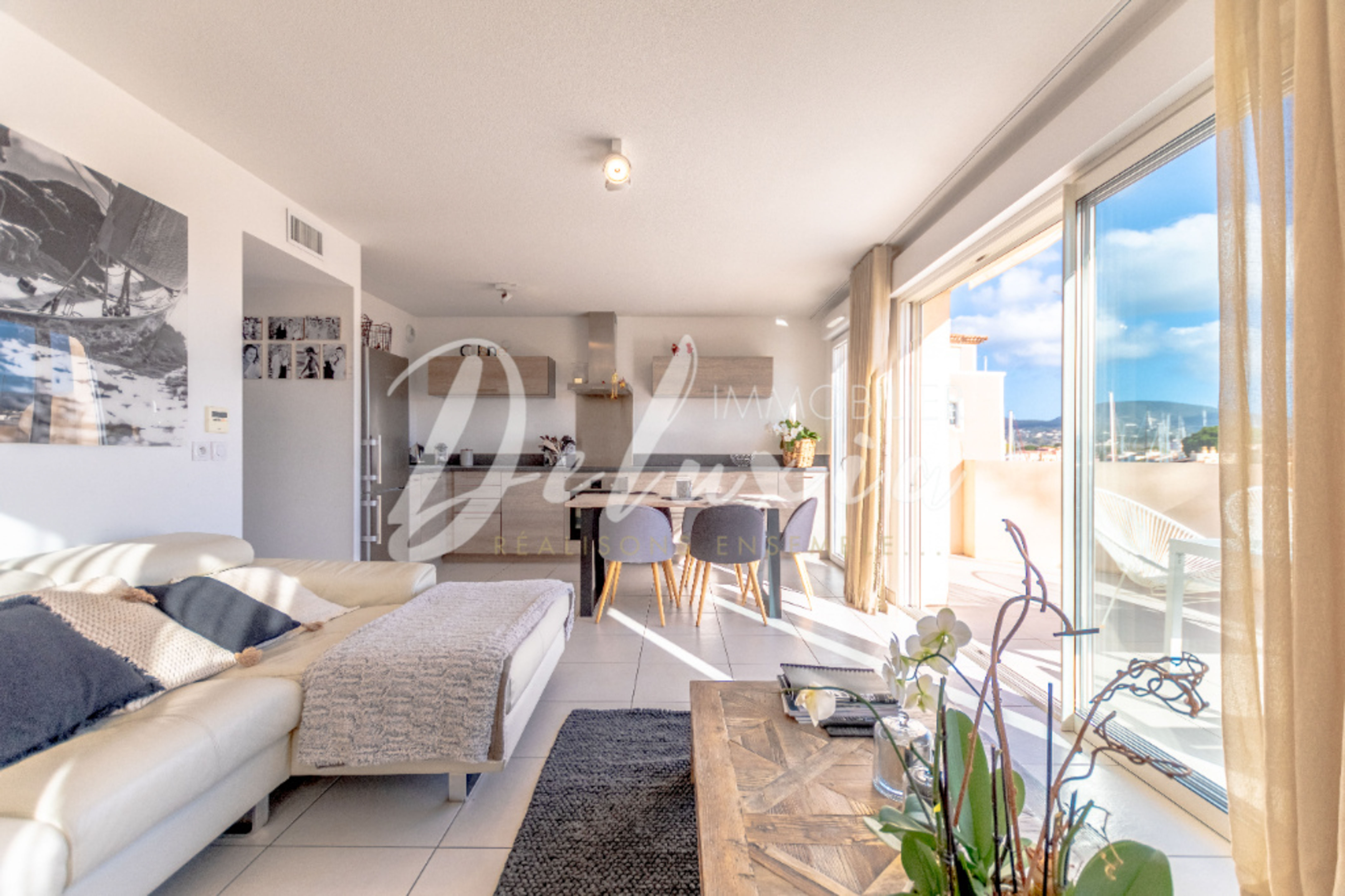 Achat appartement avec cuisine ouverte à Port-Grimaud 