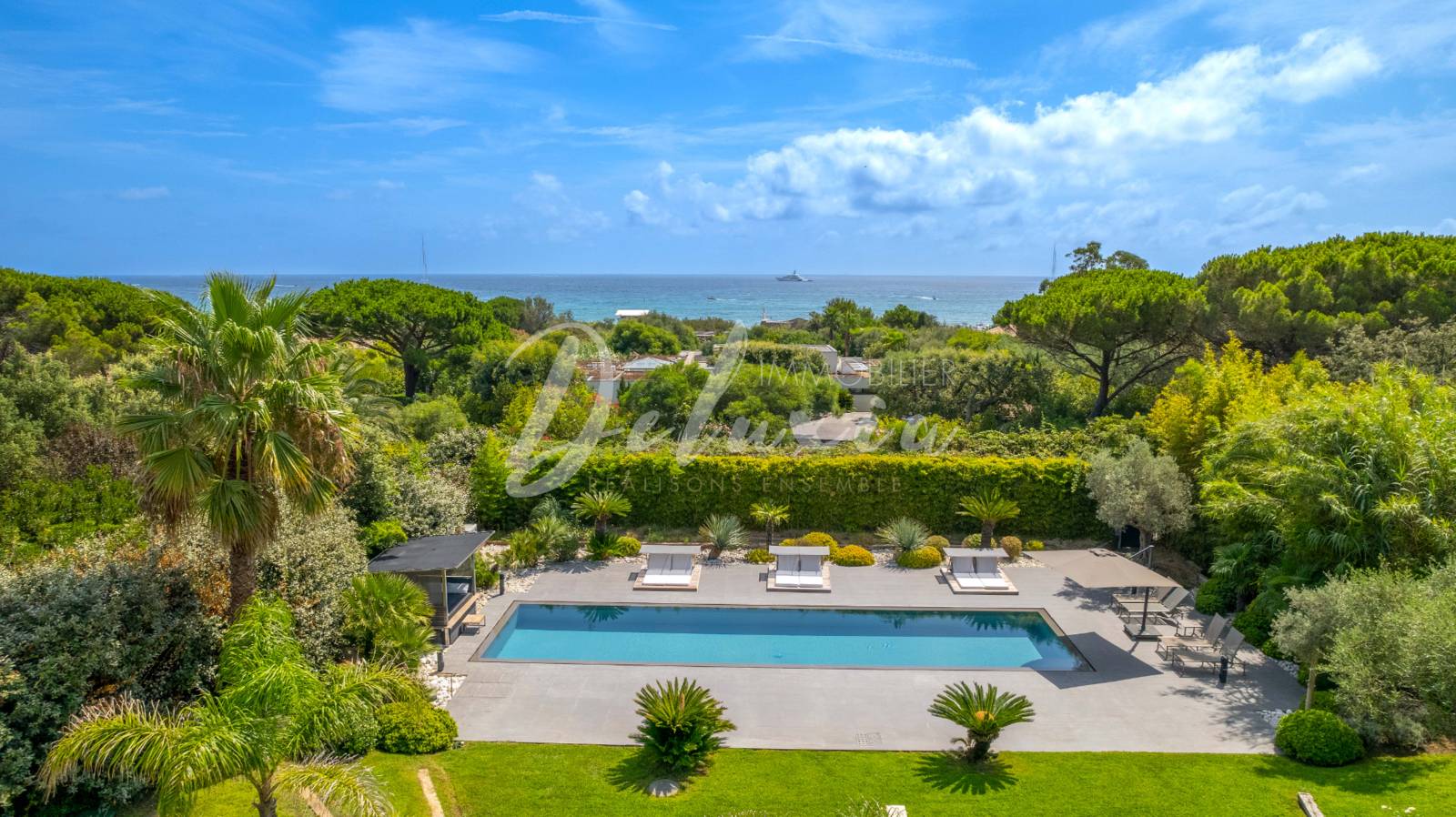 Achat maison avec vue mer et piscine à Ramatuelle 