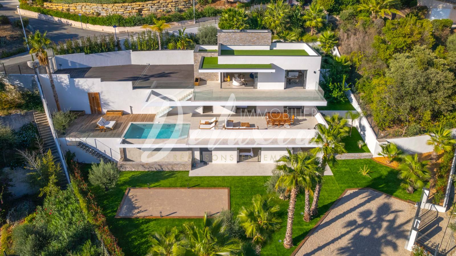 Achat villa contemporaine vue mer Sainte-Maxime
