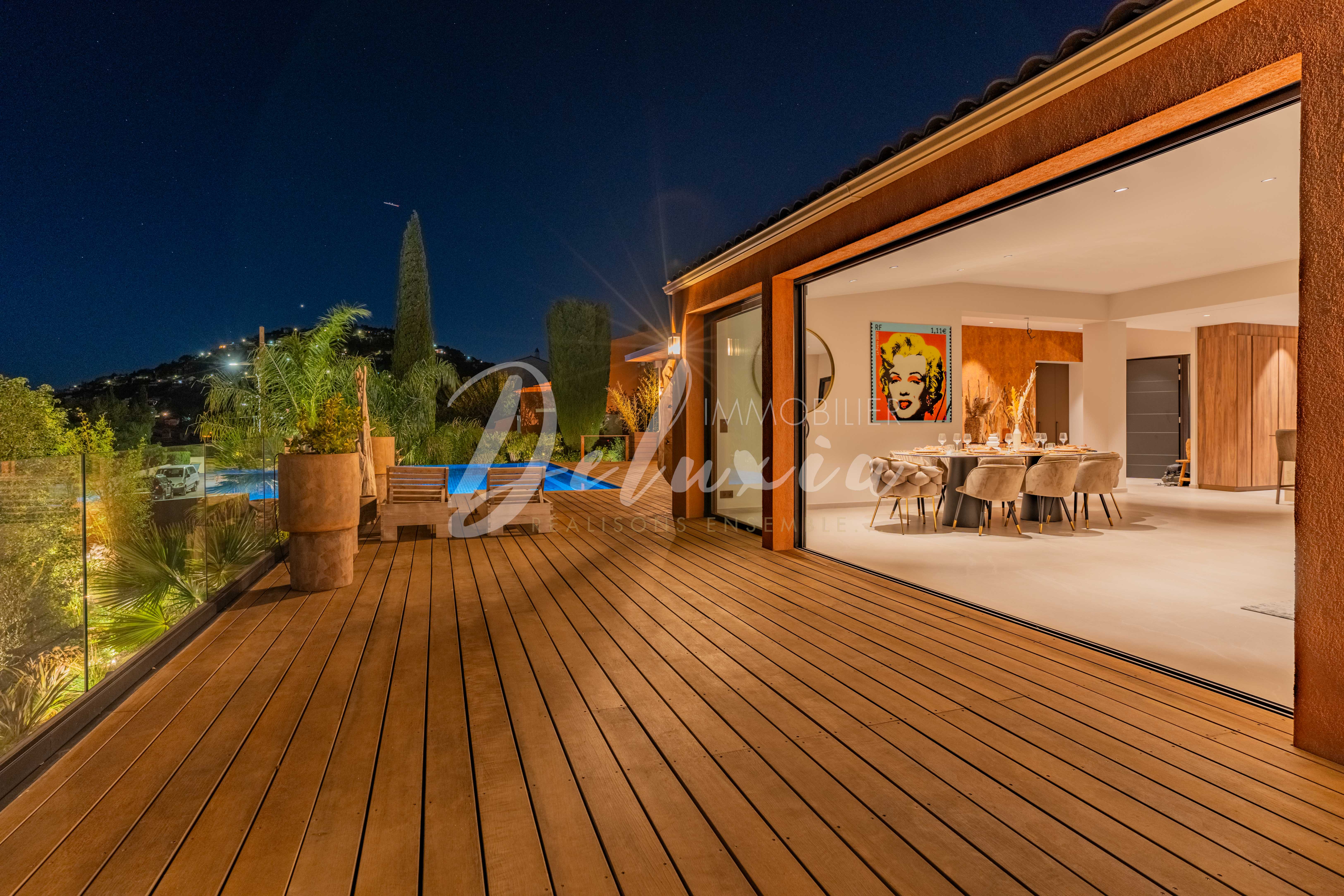 Achat villa avec grande terrasse exposée Sud à Anthéor 
