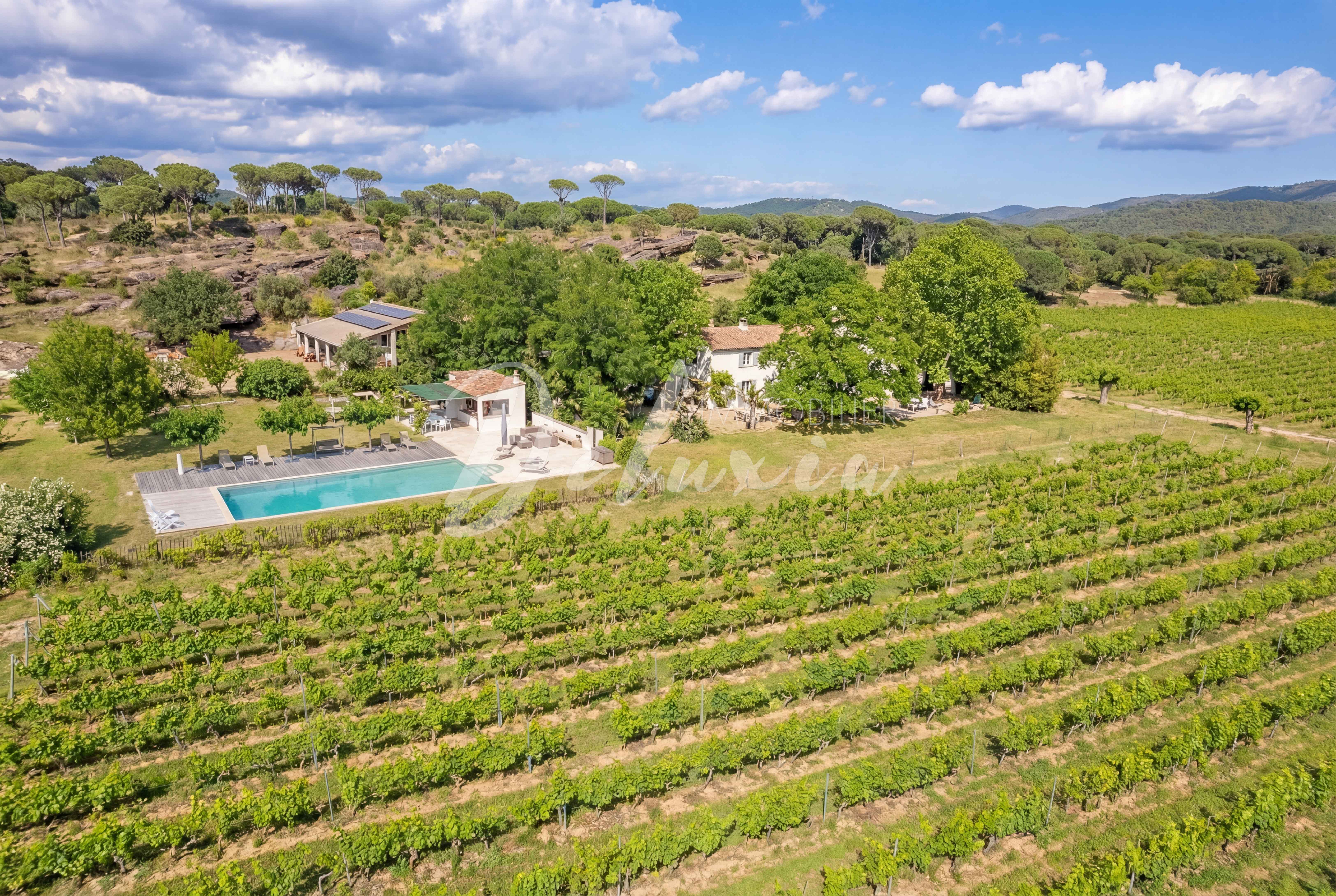 Propriété viticole AOC Côtes de Provence & IGP au coeur d'un écrin naturel, Vidauban.