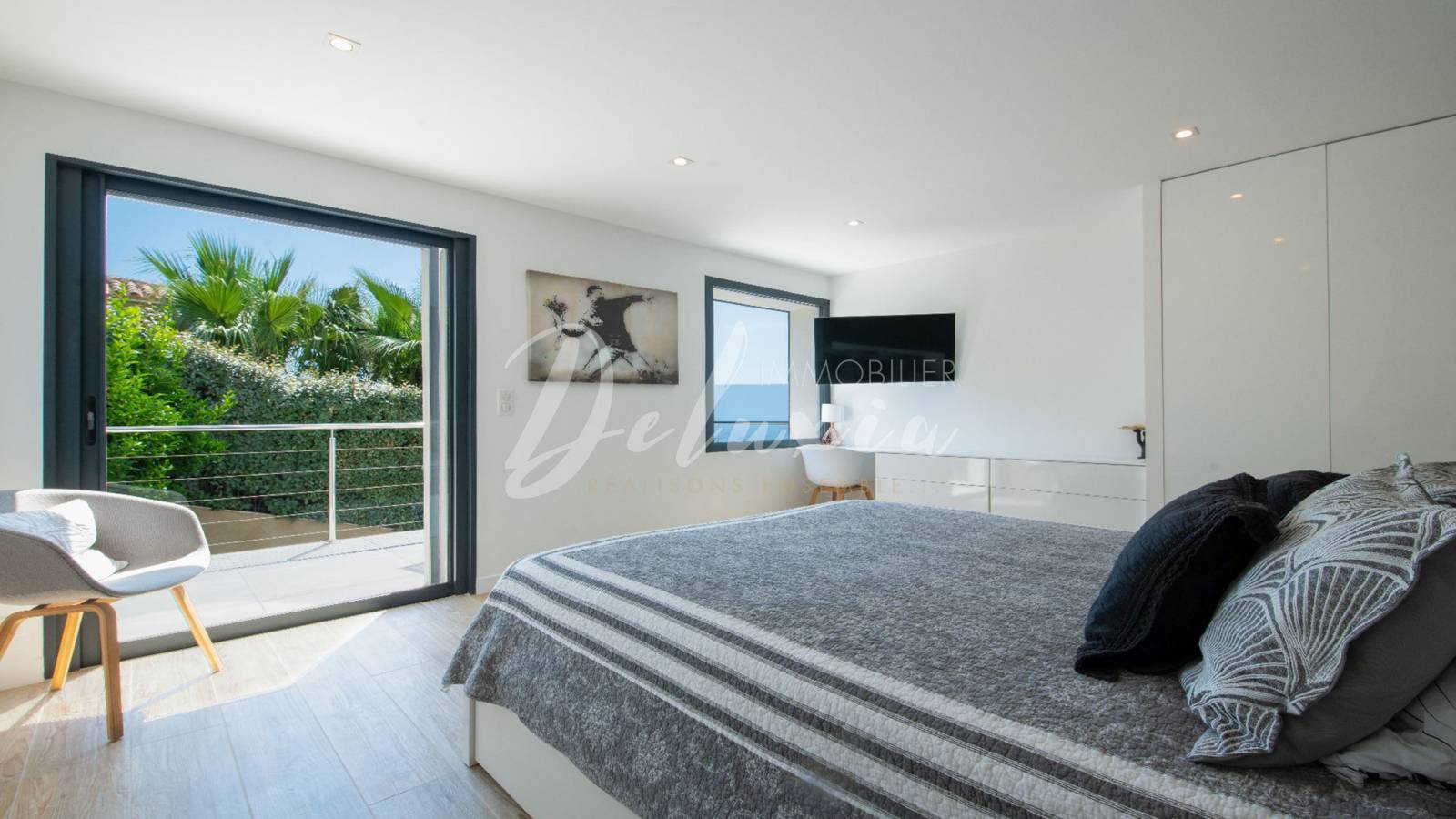 Villa contemporaine avec vue mer panoramique – Sémaphore, Sainte-Maxime