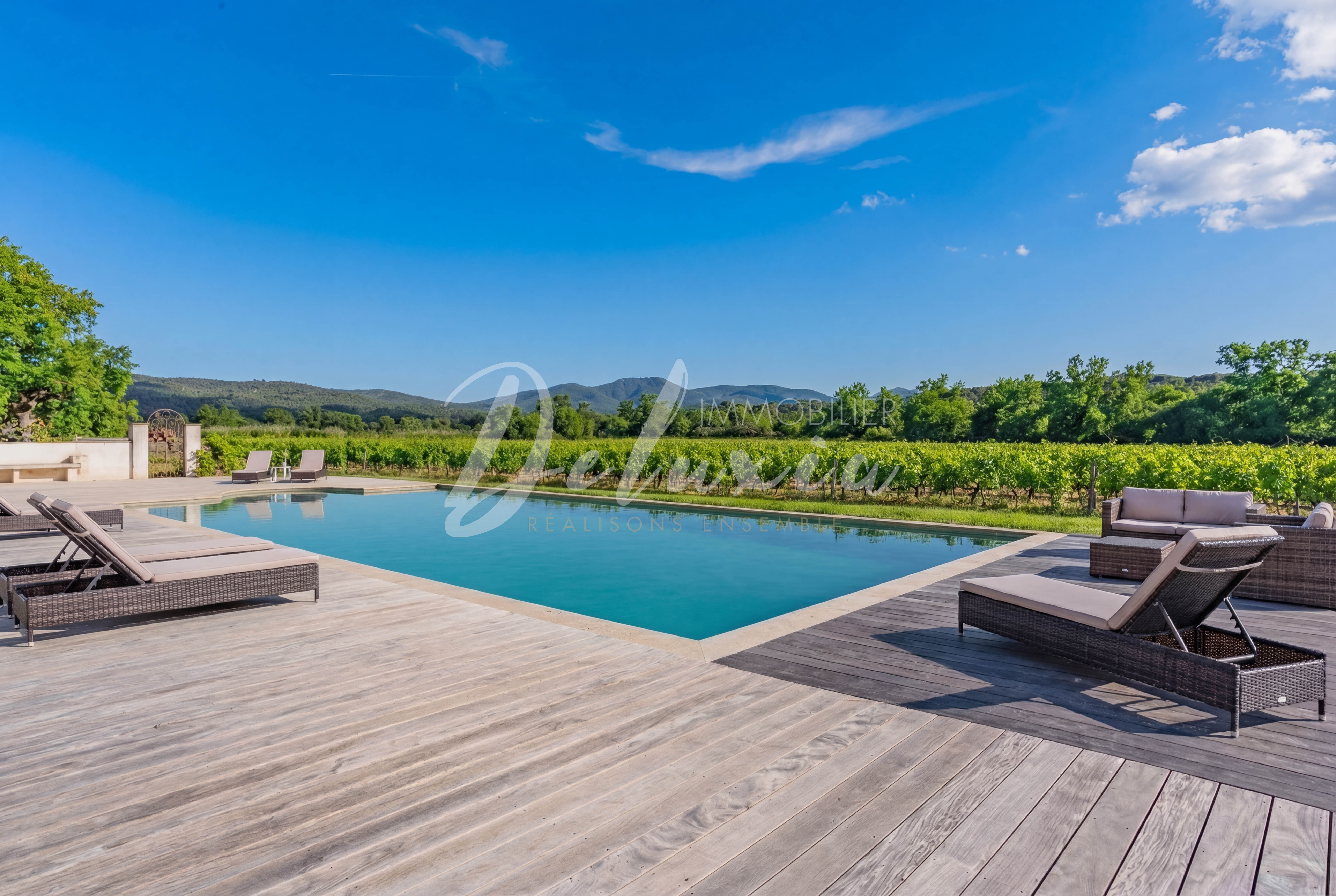 Propriété viticole AOC Côtes de Provence & IGP au coeur d'un écrin naturel, Vidauban.