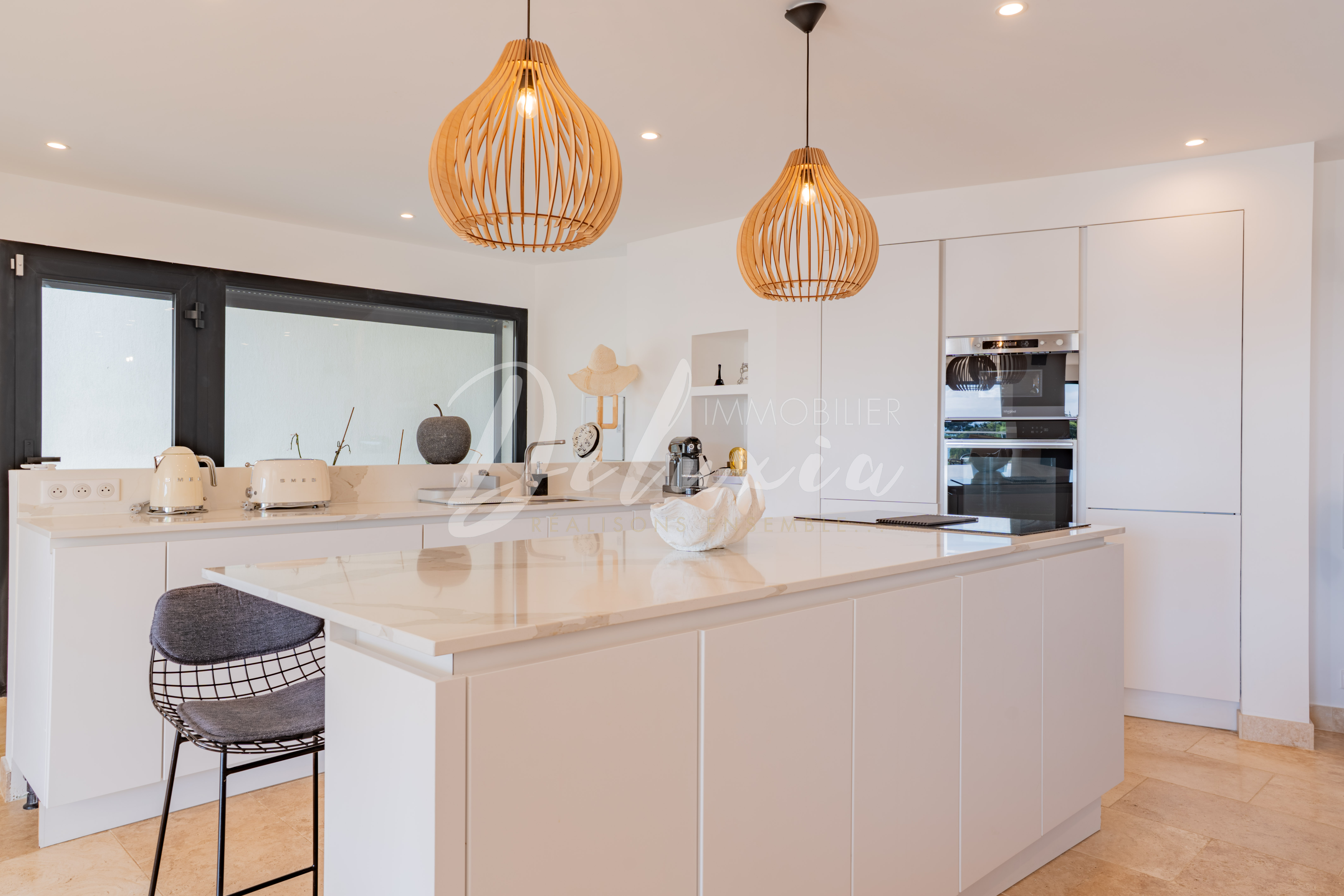 Achat villa avec cuisine moderne aux Issambres 