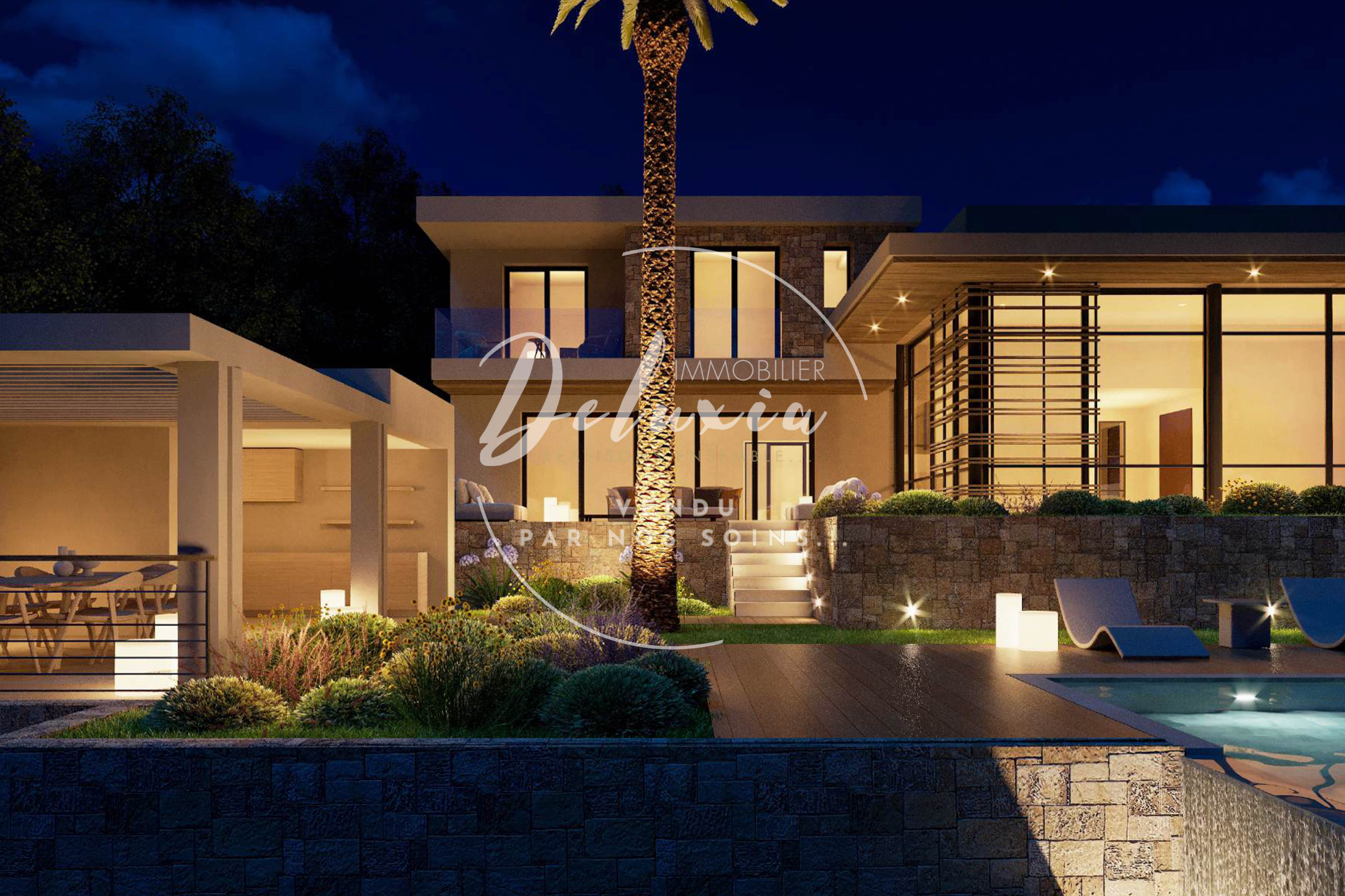 Achat maison avec vue mer et piscine à Sainte-Maxime 