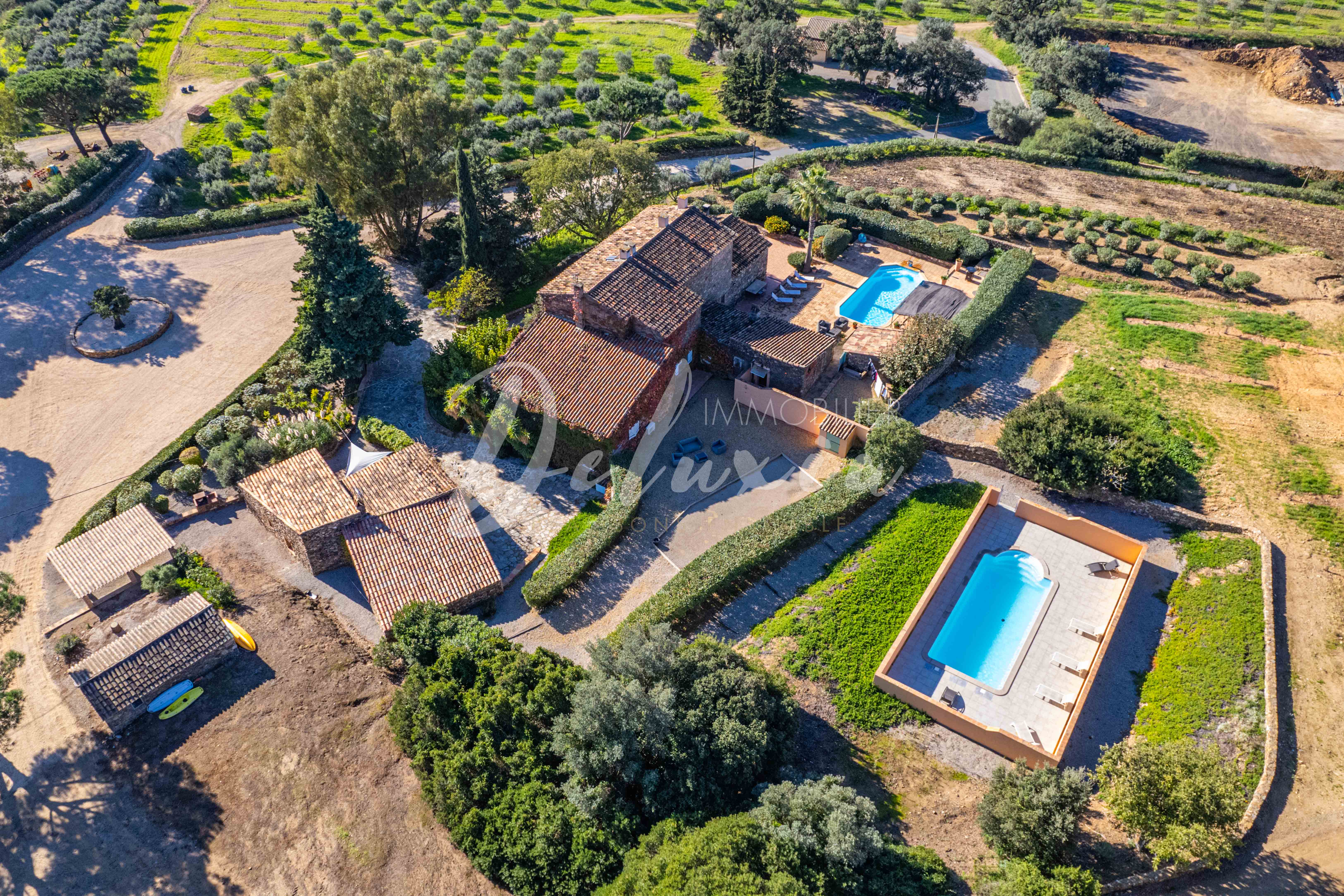 Achat domaine avec exploitation agricole à Sainte-Maxime