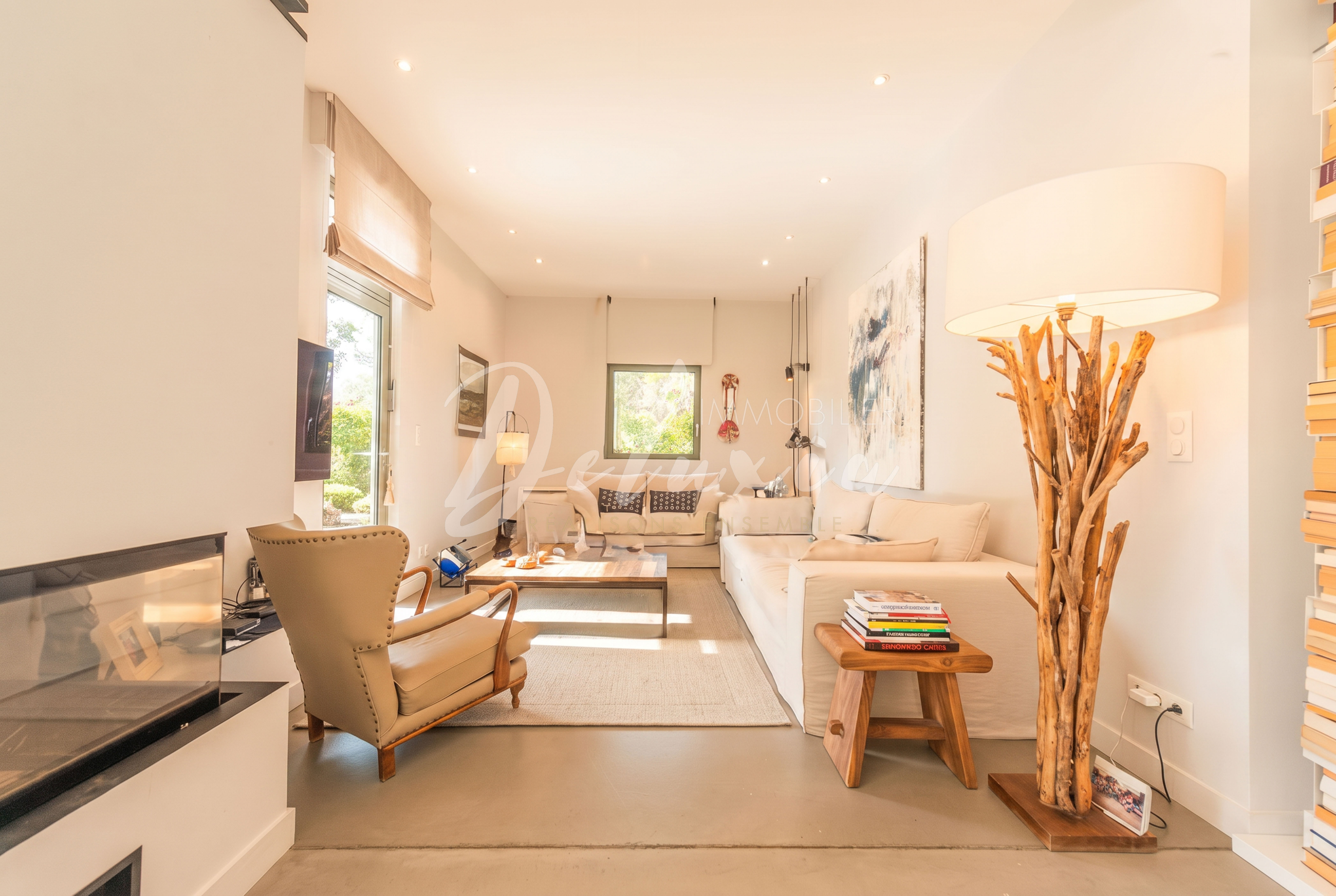 Villa contemporaine d’architecte avec piscine au coeur de Valescure, Saint-Raphaël.