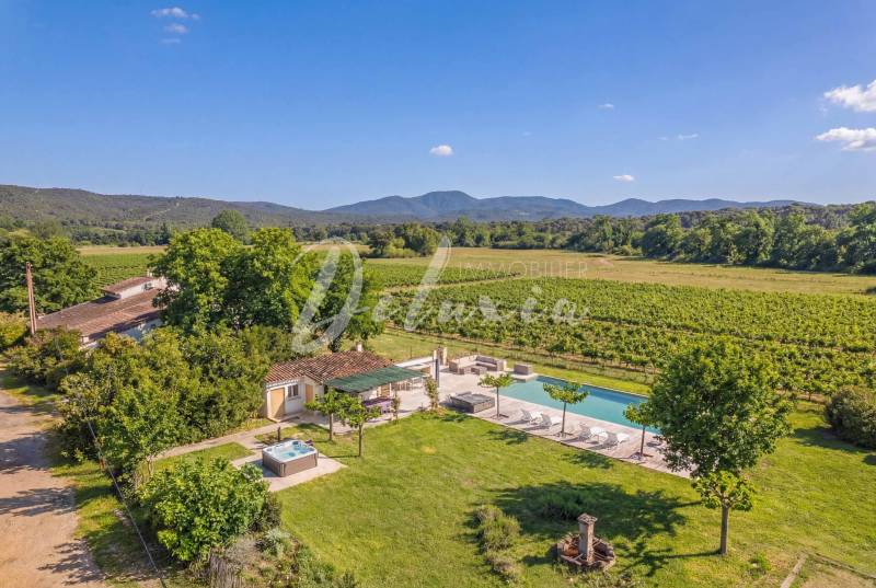 Propriété viticole AOC Côtes de Provence & IGP au coeur d'un écrin naturel, Vidauban.