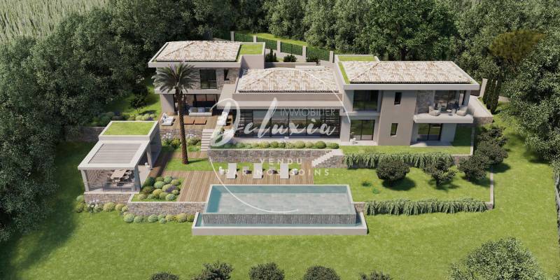 Villa contemporaine vue mer vendue à Sainte-Maxime.